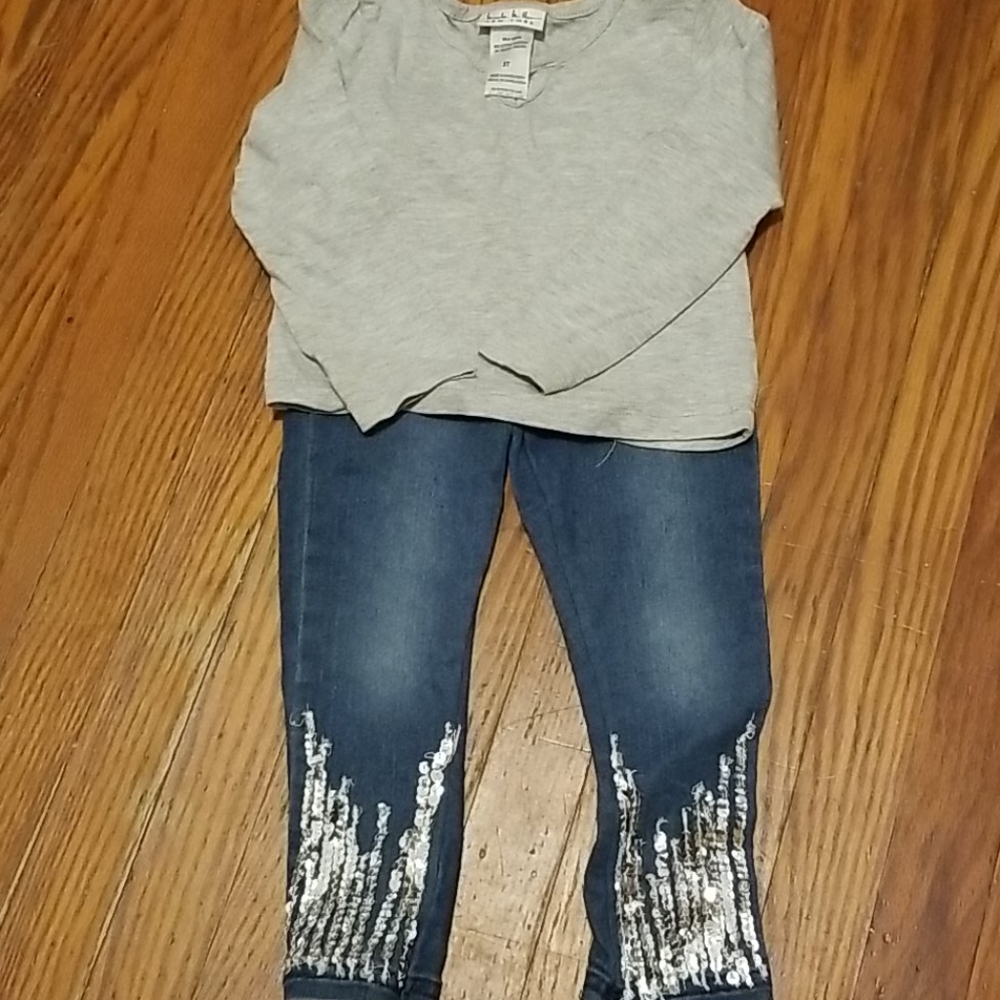 Jeans and top